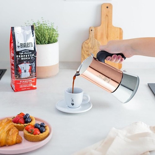 Bialetti Venus Stainless Steel Stovetop Coffee Makers 2 to 10 Cups & 3 Colours - Picture 30 of 32