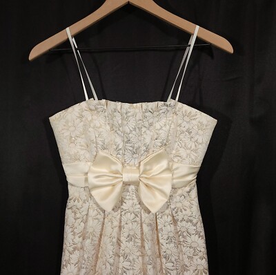 white and gold jacquard dress Mock Neck Sequin Bodycon Dress M01067 main image 1