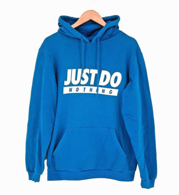FSBN Herren Pullover Kapuzenpullover Hoodie Sweatshirt blau Größe L