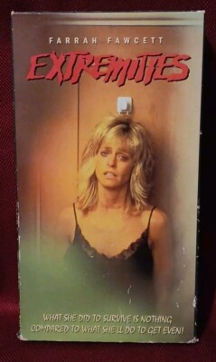 Extremities (1986) VHS Cult Thriller Horror Farrah Fawcett OOP Goodtimes 