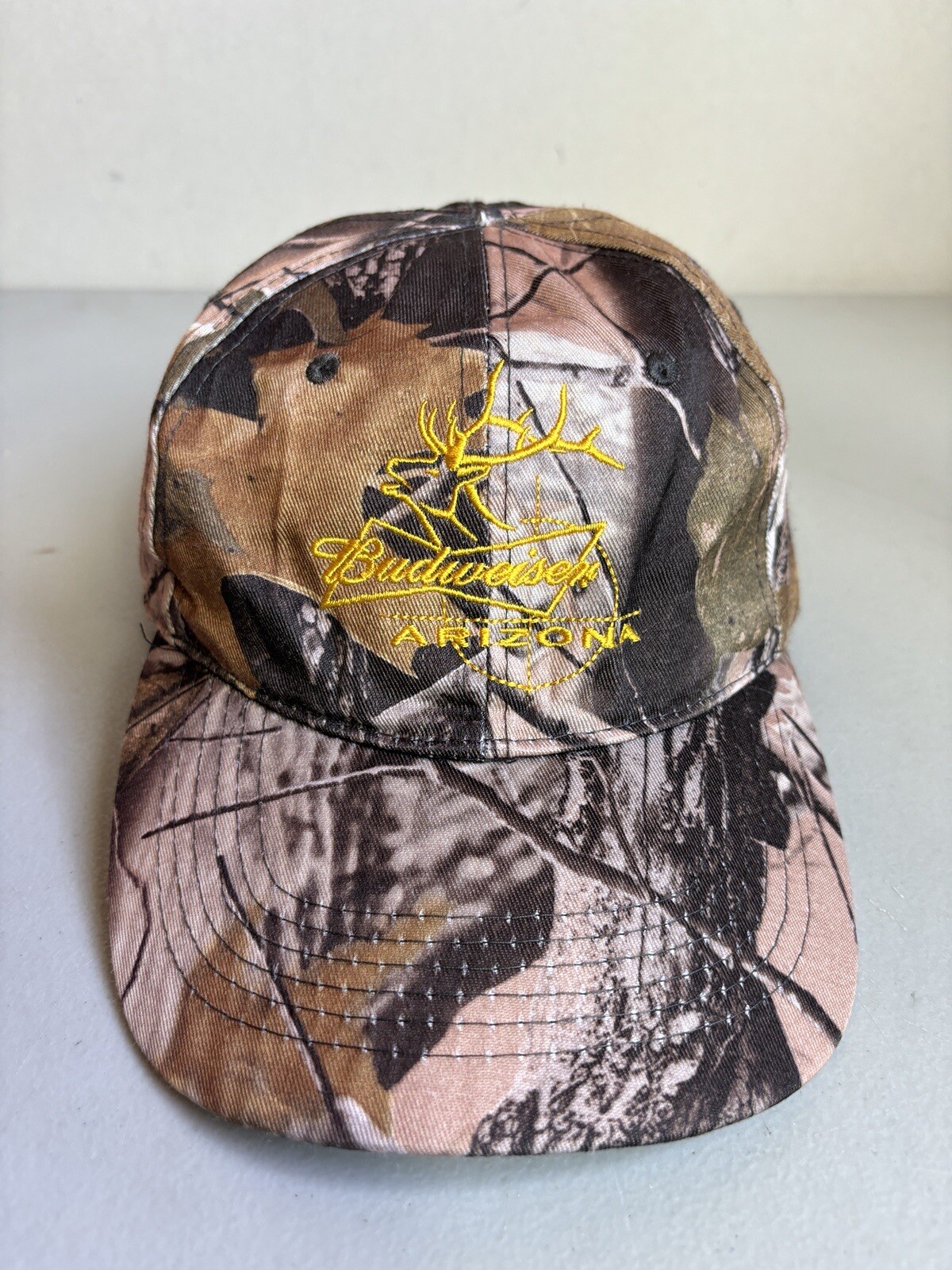Budweiser Camo Hat Strapback Adjustable Camouflag… - image 1