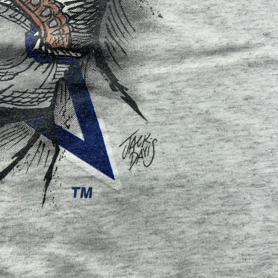 CAMISETA GRÁFICA DALLAS COWBOYS VINTAGE AÑOS 90 PARA HOMBRE XL CARICATURA AVANCE NUEZ MOSCADA Foto 3 de 4