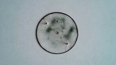ANCIEN CADRAN EMAILLE Pour Mouvement D Horloge Comtoise Clock Uhr