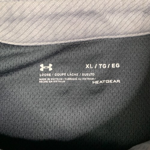 Under Armour Tech Polo Shirt Extra Large Black Lightweight Casual Logo Mens - Picture 6 of 14
