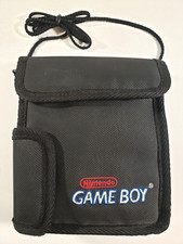 Nintendo Game Boy Official Nintendo Black Carrying Case Travel Bag Canvas