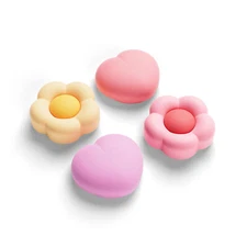 GeekShare NS2 Thumb Grip Caps for Nintendo Switch 2 Bloom-Heart Joystick Caps