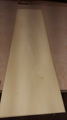 Weißes Tulpenfurnier - NATURHOLZ Blatt - 840 mm x 220 mm