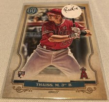 2020 Topps Gypsy Queen Baseball Matt Thaiss Los Angeles Angels rookie card #82