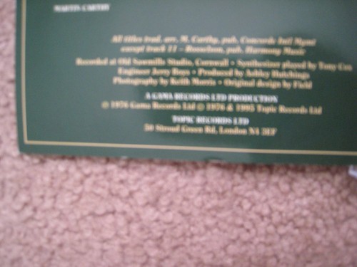 Martin Carthy Crown of Horn CD 1995 Release - Picture 8 of 9