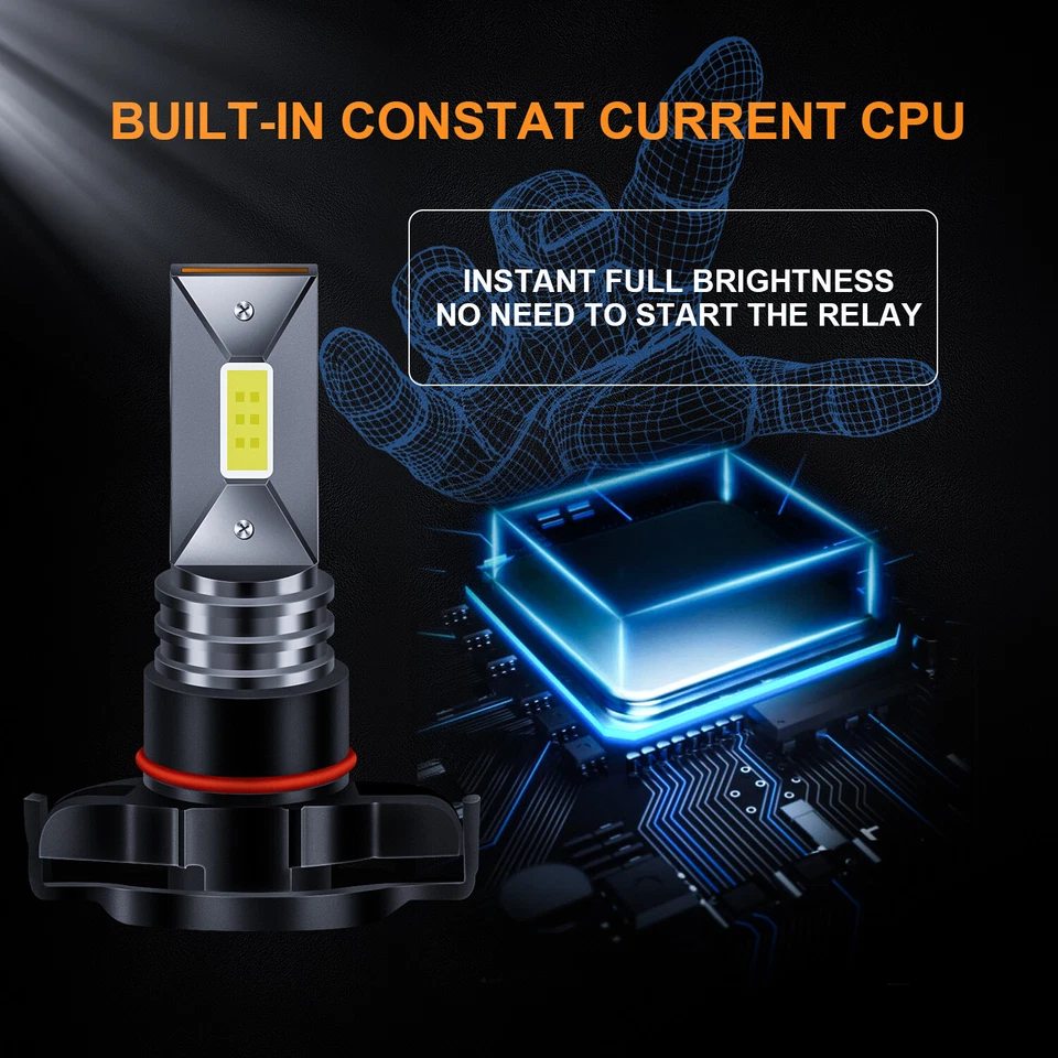 Комплект для переделки светодиодных противотуманных фар для Subaru Brz 2013 2014 2015 2016 5202 белый - Изображение 4 из 4