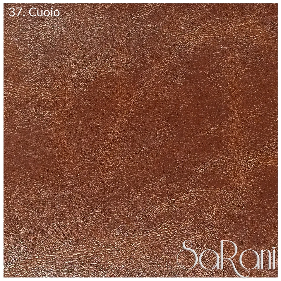 SARANI Tessuto Ecopelle Finta Pelle Martellata Tappezzeria Rivestimento Cuoio 50 Cm