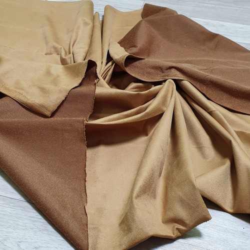 Soft Faux Suede Sheep Doeskin Suedette Clothing Fabric Rare 302 color varies 60" - Picture 54 of 765
