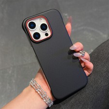 Half-Wrapped Ultra Slim Hard Back Case For iPhone 17 15 16 Pro Max Magnet Cover