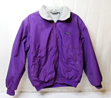 West Marine Women Large Purple Fleece Lined Jacket Boat Sai rain wind protection