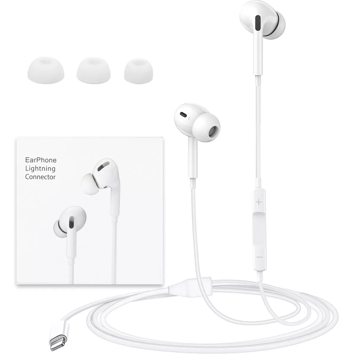 INECK® Écouteurs compatibles Apple avec mini-jack 3,5 mm