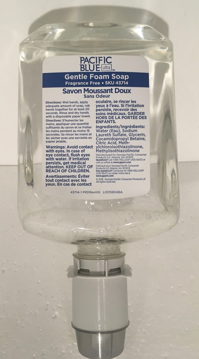 Georgia Pacific Blue Ultra Gentle Foam Soap Manual Refill 1200ml