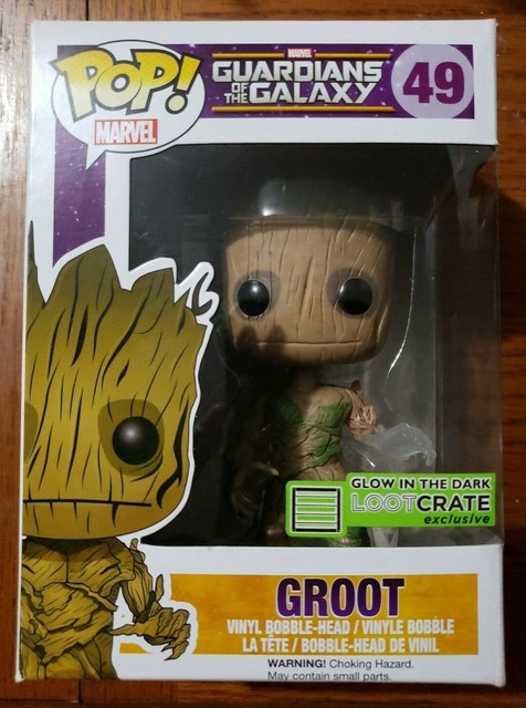 groot glow in the dark pop vinyl