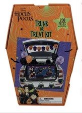 NIB -Disney HOCUS POCUS- Party / Halloween Trunk Or Treat Decor Kit -200 Pieces