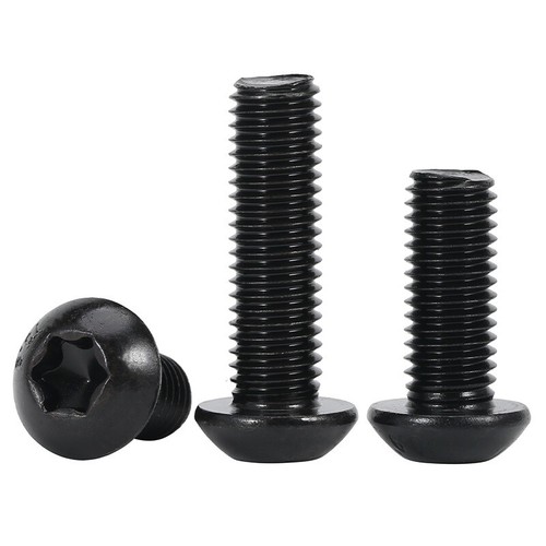 Torx Button Dome Head Bolt Screw Six Lobe Drive M3M4M5M6M8M10 Black Steel 10.9 - Picture 5 of 7