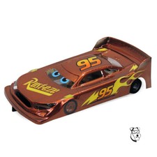 1/24 Slot Car Champion Turbo Flex Mustang RTR - 50K RPM Motor 312K Rust-eze