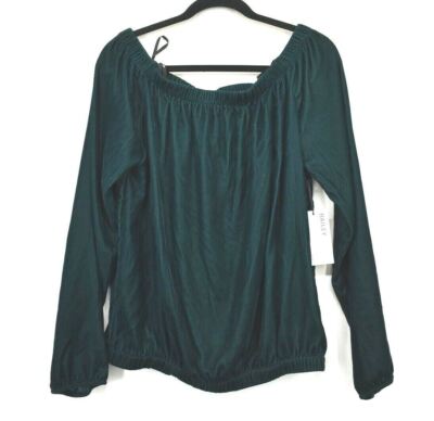 Bailey Women Long Sleeve Children of the Lilith Off-the-Shoulder Velvet Top  44 M