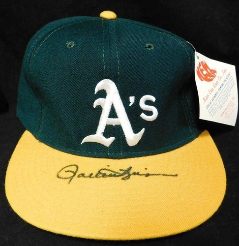 Cappello Baseball Rollie Fingers Oakland Athletics Firmato Nuova Era JSA Autenticato - Foto 1 di 12