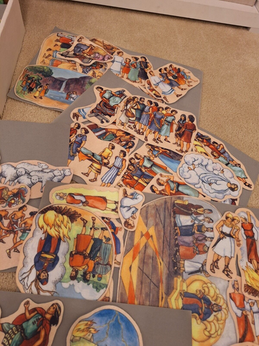 Christian Book of Mormon Stories Felt Figures Lot Flannel Boards Fun Lessons FHE - Picture 7 of 7