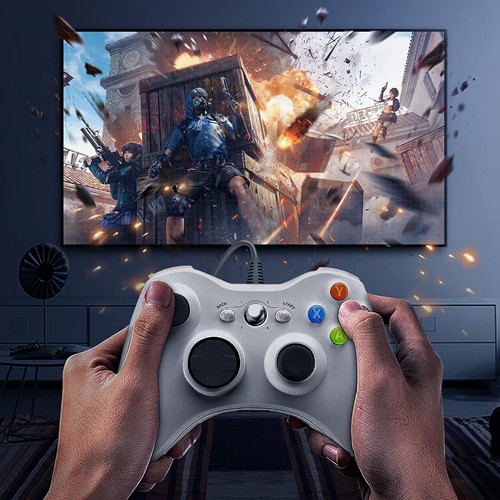 Controlador Joystick GamePad Inalámbrico/USB con Cable para Microsoft Xbox 360 PC Windows - Imagen 15 de 44