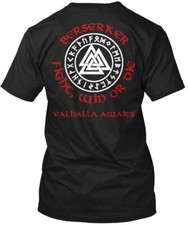 VIKING BERSERKER T-Shirt Made in the USA Size S to 5XL
