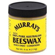 Murray's 100 Pure Australian Beeswax Seals Ends Conditions 4oz NEW