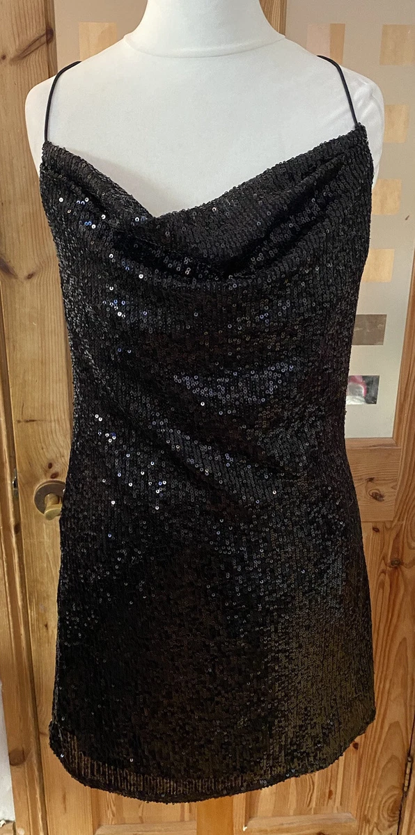 primark black sequin dress Christmas Party Dressing The Empire Sequin Dress. Black