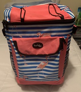 flamingo rolling cooler