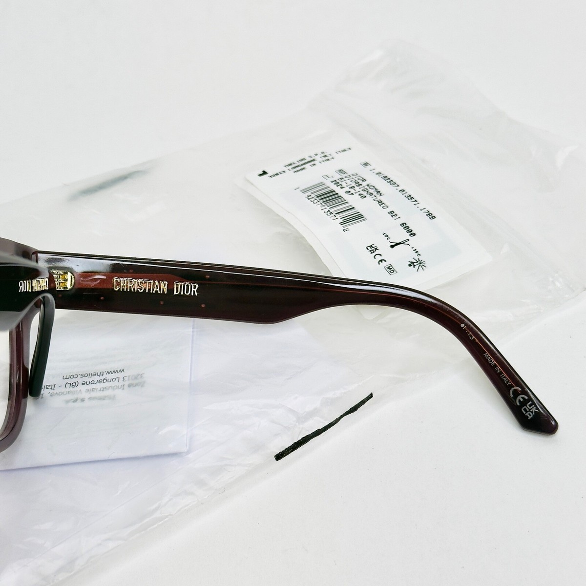 CHRISTIAN DIOR signature サングラス DiorSignature S13I Transparent Sand Beige Rectangular