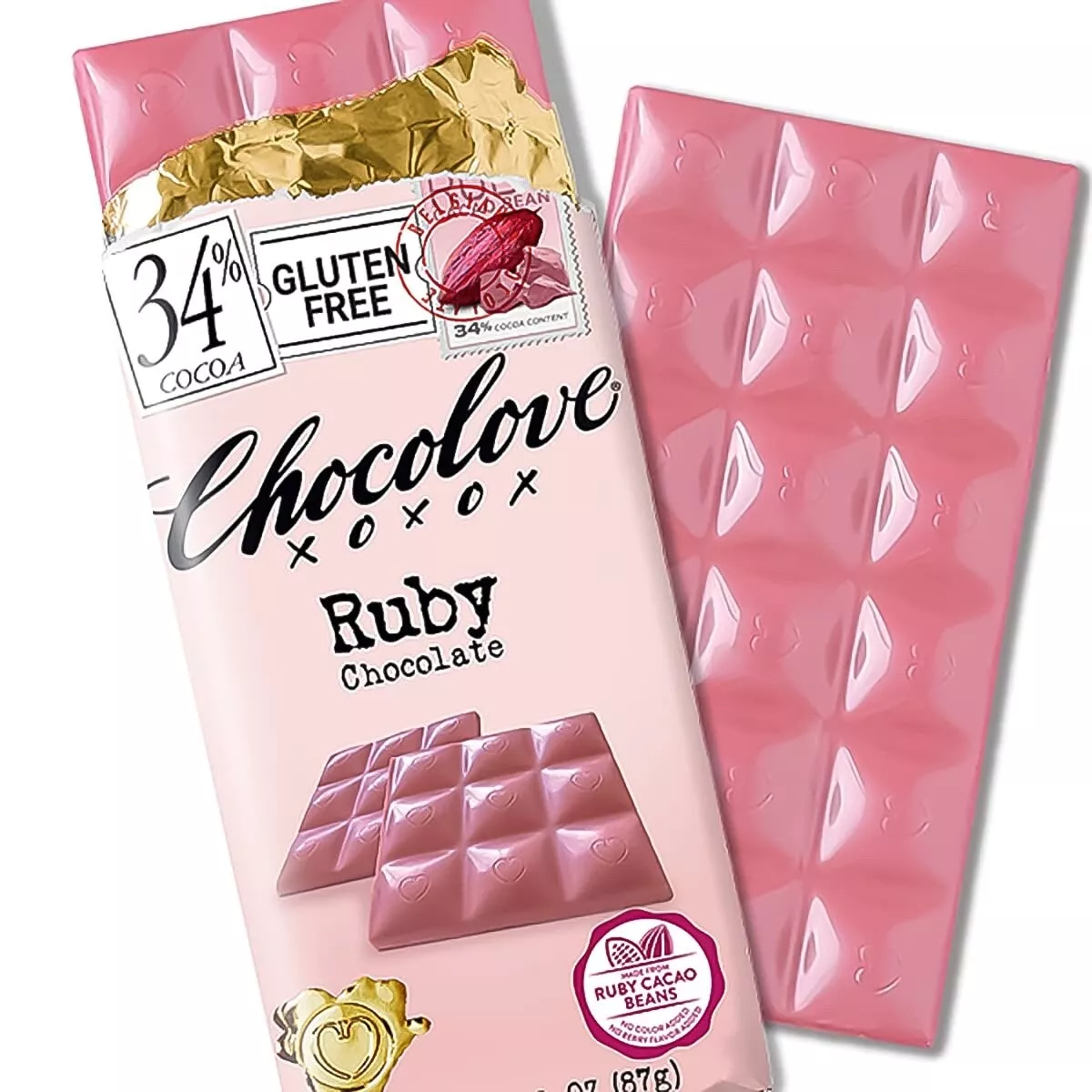 Chocolove Ruby Cacao Bars