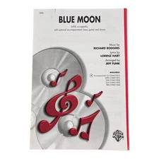 BLUE MOON Rodgers Hart WB Music 2000 Vintage Sheet Music