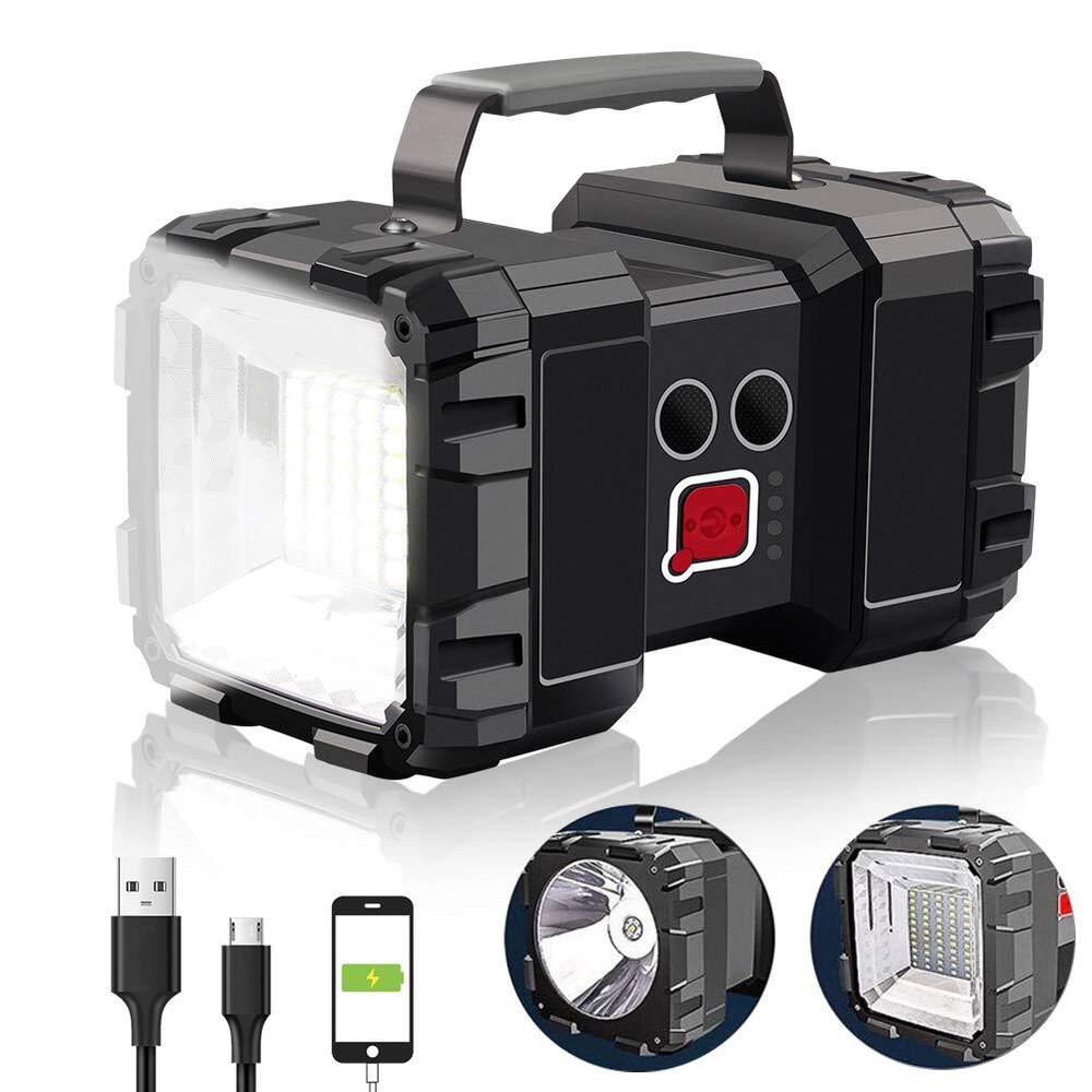 Alpswolf 15000mAh 4000lm Rechargeable LED Spotlight Flashlight Alpswolf 15000mAh 4000lm Rechargeable LED Spotlight Flashlight