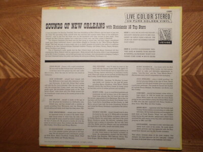YELLOW VINYL VENISE LP RECORD/NEW SOUNDS NEW ORLEANS /DIXIELAND