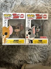 2 Piece Funko Pop Tom And Jerry #409 Target Exclusive & Tom And Jerry #405 New