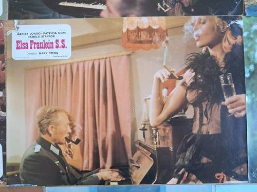 1977 Elsa Fräulein SS ORIGINAL LOBBY CARD SET Nazisploitation NASTY Exploitaiton - Picture 2 of 5