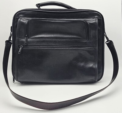 TENDERLOIN ケース 黒 Edwards Luggage Tandi Laptop Travel Bag Briefcase Leather Strap