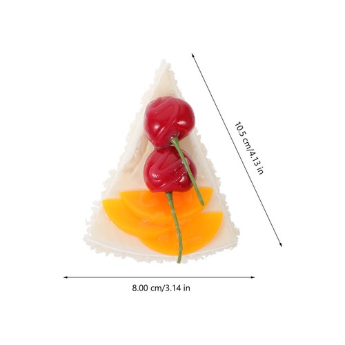Dessert Cake Model Artificial Cake Ornament Highly Simulation Fruit Cake Model - Zdjęcie 6 z 12