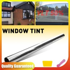20x10ft Car Window Tint Film 50 Vlt Wscratch Resistant Silver For Home Office 20x10ft Car Window Tint Film 50 Vlt Wscratch Resistant Silver For Home Office