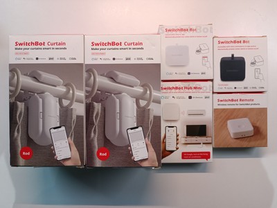 Switchbot Set Curtain Vorhang, Bot, Remote, Hub Mini - UNGETESTET