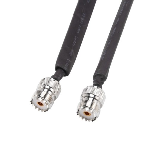 Passaggio porta/finestra Cavo coassiale RF piatto SO239 femmina UHF a UHF- - Foto 5 di 8