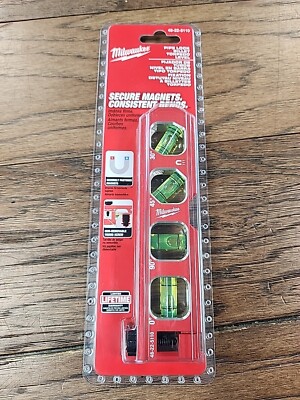 Milwaukee 48-22-5110 6.5'' Impact Resistant Pipe Lock Billet Torpedo Level