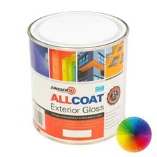 Zinsser - AllCoat Gloss (Water Based) - All RAL Colours - 1L