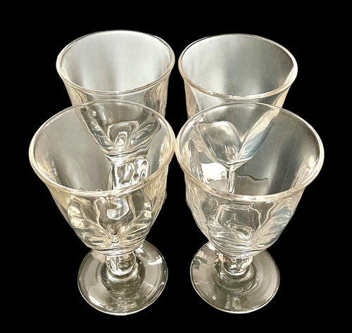 Set Of 4 Vintage Duncan and Miller Canterbury 6” Water Goblets Stem 115 EUC - Picture 2 of 6