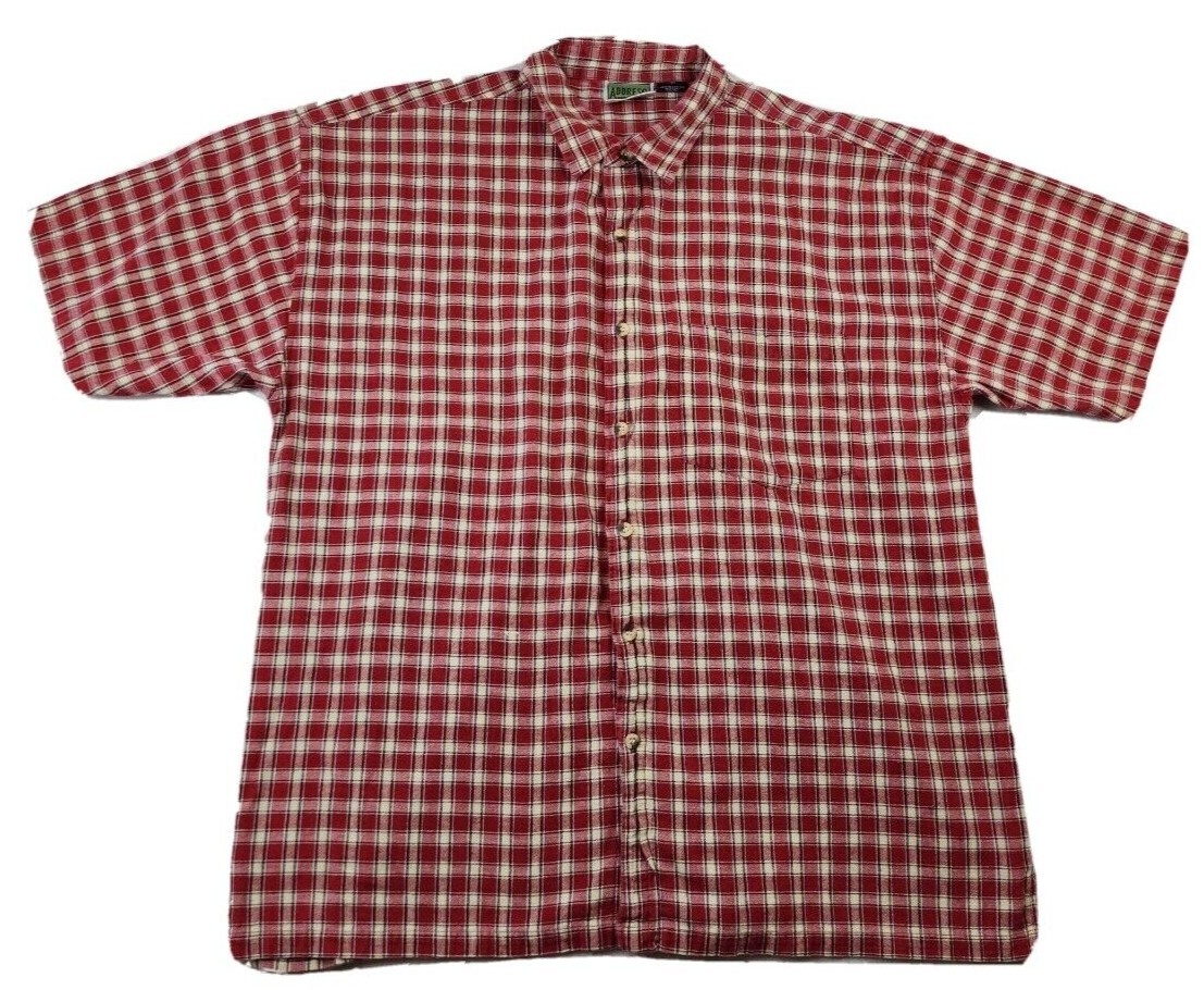 Address Unknown Basic Edition Plaid Short Sleeve … - image 1