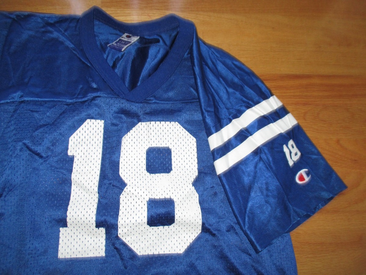 Vintage Champion PEYTON MANNING No 18 INDIANAPOLIS COLTS (Youth LG