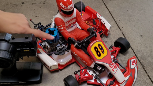 Use Kyosho 1/5 GP 2WD Racing Go Kart BIREL with Upgrade Parts & Nitro Engine - Video 1 of 1